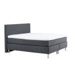Paris Prix Lit Adulte Design "Toledo" 180x200cm Gris Foncé
