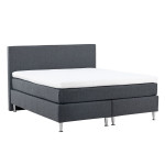 paris prix Lit Adulte Design "Toledo" 180x200cm Gris Foncé