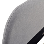 Paris Prix Lit Adulte En Tissu "Opamo" 160x200cm Gris Clair