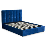 paris prix Lit Adulte Sommier Relevable "Birma" 140x190cm Bleu