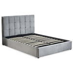 paris prix Lit Adulte Sommier Relevable "Birma" 180x200cm Argent