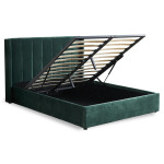 Paris Prix Lit Adulte Sommier Relevable "Fady" 160x200cm Vert