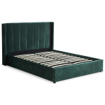 paris prix Lit Adulte Sommier Relevable "Fady" 160x200cm Vert