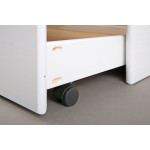 Paris Prix Lit Banquette En Bois 4 Tiroirs "Max" 90x200cm Blanc