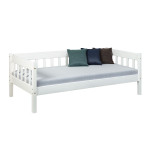 Paris Prix Lit Banquette En Bois "Trosin" 90x200cm Blanc