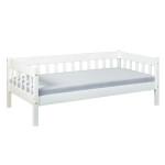 paris prix Lit Banquette en Bois "Trosin" 90x200cm Blanc