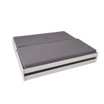 Paris Prix Lit Banquette Enfant Bois "Axel" 90x200cm Blanc