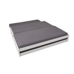 Paris Prix Lit Banquette Enfant Bois "Axel" 90x200cm Blanc