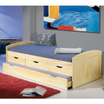 Paris Prix Lit Banquette Enfant Bois "Rob" 90x200cm Naturel