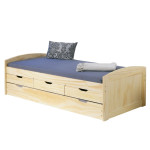 paris prix Lit Banquette Enfant Bois "Rob" 90x200cm Naturel