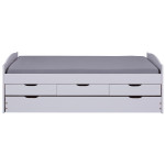 Paris Prix Lit Banquette Enfant En Bois "Rob" 90x190cm Blanc