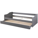 Paris Prix Lit Banquette Enfant "Malta" 90x200cm Gris