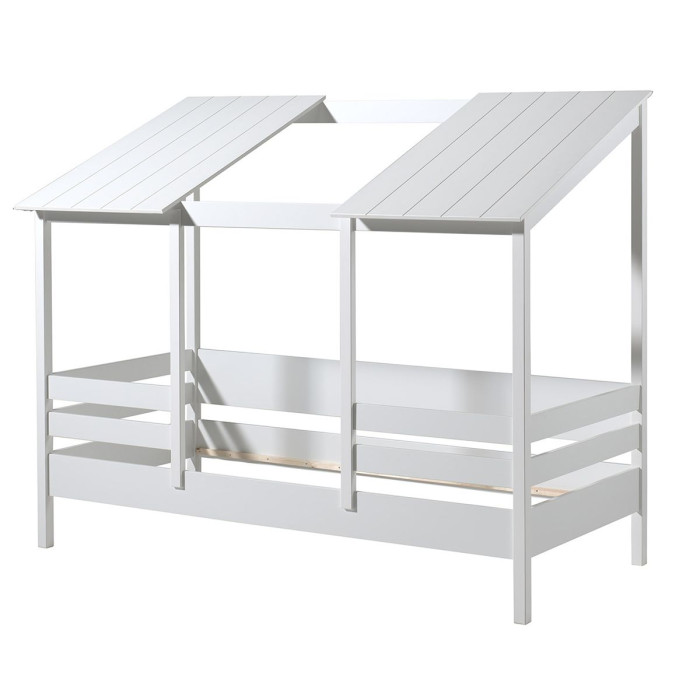 Paris Prix Lit Cabane Enfant "Housebed I" 90x200cm Blanc