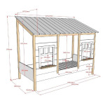 Paris Prix Lit Cabane Enfant "Housebed IV" 90x200cm Blanc