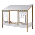paris prix Lit Cabane Enfant "Housebed IV" 90x200cm Blanc