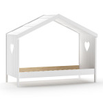 paris prix Lit Cabane Enfant Ouvert "Amori" 90x200cm Blanc