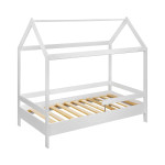 paris prix Lit Cabane Enfant "Tymmi House" 80x160cm Blanc Mat
