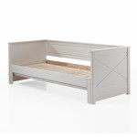 paris prix Lit Capitaine Amovible Enfant "Pino" 90x200cm Blanc