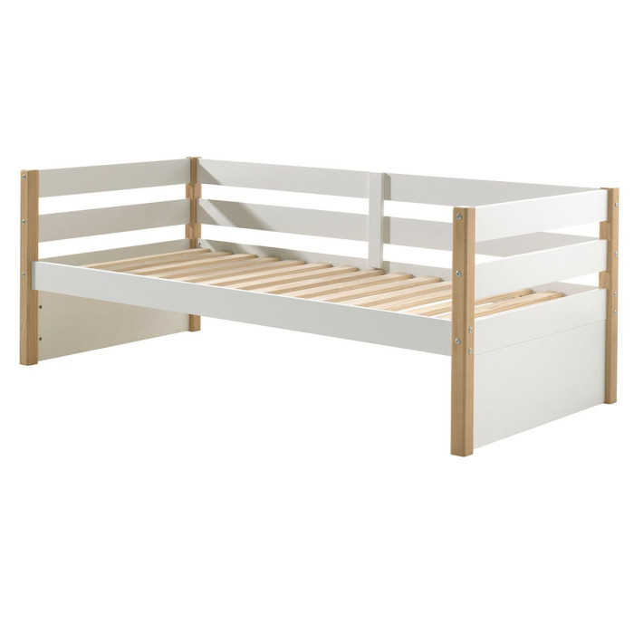 Paris Prix Lit Capitaine Enfant "Margrit" 90x200cm Blanc