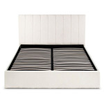 paris prix Lit Coffre Design Bouclette "Songa" 160x200cm Beige