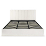 paris prix Lit Coffre Design Bouclette "Songa" 180x200cm Beige