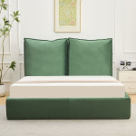 Paris Prix Lit Coffre En Tissu Velours "Herbert" 160x200cm Vert