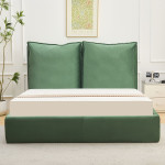 Paris Prix Lit Coffre En Tissu Velours "Herbert" 180x200cm Vert