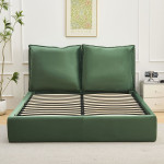 Paris Prix Lit Coffre En Tissu Velours "Herbert" 180x200cm Vert