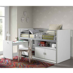 Paris Prix Lit Combiné Compact "Bonny" 90x200cm Blanc