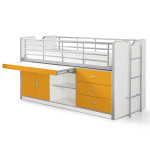 paris prix Lit Combiné Enfant "Bonny" 90x200cm Orange