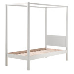 paris prix Lit Enfant à Baldaquin "Pino" 90x200cm Blanc