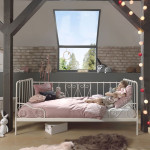 Paris Prix Lit Enfant Banquette "Alice" 90x200cm Blanc