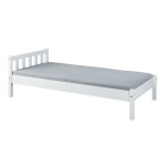paris prix Lit Enfant Bois Massif "Nina" 90x200cm Blanc