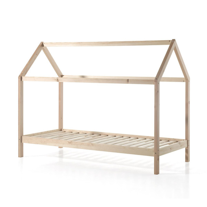 Paris Prix Lit Enfant Cabane "Dallas" 90x200cm Naturel