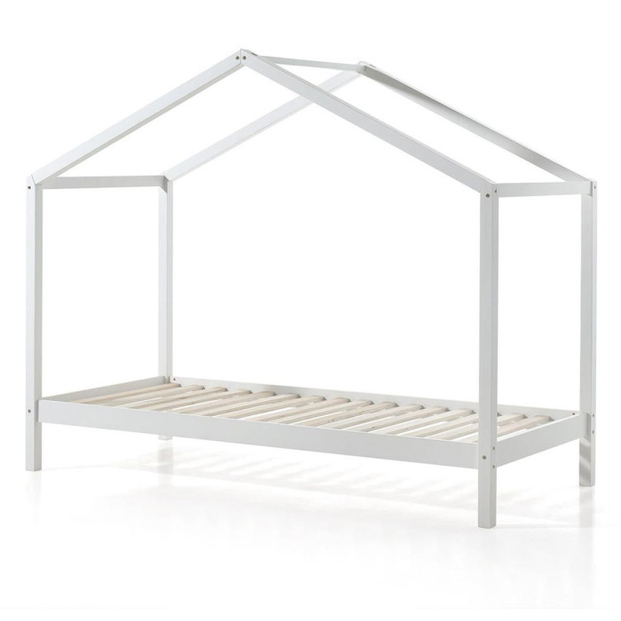 Paris Prix Lit Enfant Cabane "Dallas II" 90x200cm Blanc