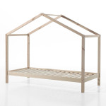 Paris Prix Lit Enfant Cabane "Dallas II" 90x200cm Naturel