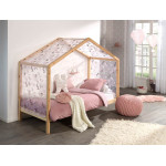 Paris Prix Lit Enfant Cabane "Dallas II" 90x200cm Naturel