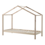 paris prix Lit Enfant Cabane "Dallas II" 90x200cm Naturel