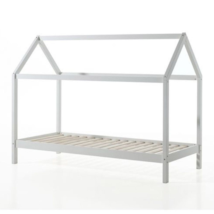 Paris Prix Lit Enfant Cabane & Tiroir "Dallas" 90x200cm Blanc