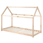 paris prix Lit Enfant Design "Cabane" 90x200cm Naturel