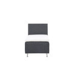 Paris Prix Lit Enfant Design "Mesa" 90x200cm Gris Foncé