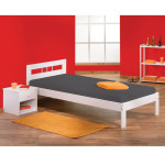 Paris Prix Lit Enfant En Bois Massif "Angel" 90x200cm Blanc