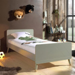 Paris Prix Lit Enfant En Bois Massif "Billy" 90x200cm Vert