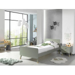 Paris Prix Lit Enfant En Bois Massif "Billy" 90x200cm Vert