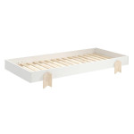 Paris Prix Lit Enfant En Bois "Modulo Arrow II" 90x200cm Blanc