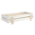 Paris Prix Lit Enfant En Bois "Modulo Arrow III" 90x200cm Blanc