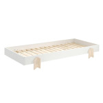 Paris Prix Lit Enfant En Bois "Modulo Arrow III" 90x200cm Blanc