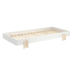 Paris Prix Lit Enfant En Bois "Modulo Arrow IV" 90x200cm Blanc