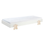 Paris Prix Lit Enfant En Bois "Modulo Puzzle" 90x200cm Blanc