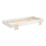 paris prix Lit Enfant en Bois "Modulo Puzzle" 90x200cm Blanc